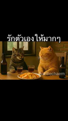 #ai #fyp #แมว #แมวอ้วน #ส้มลาย 