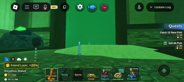 MARI PULANGG CUY 🤭 #fishit #roblox #talon 