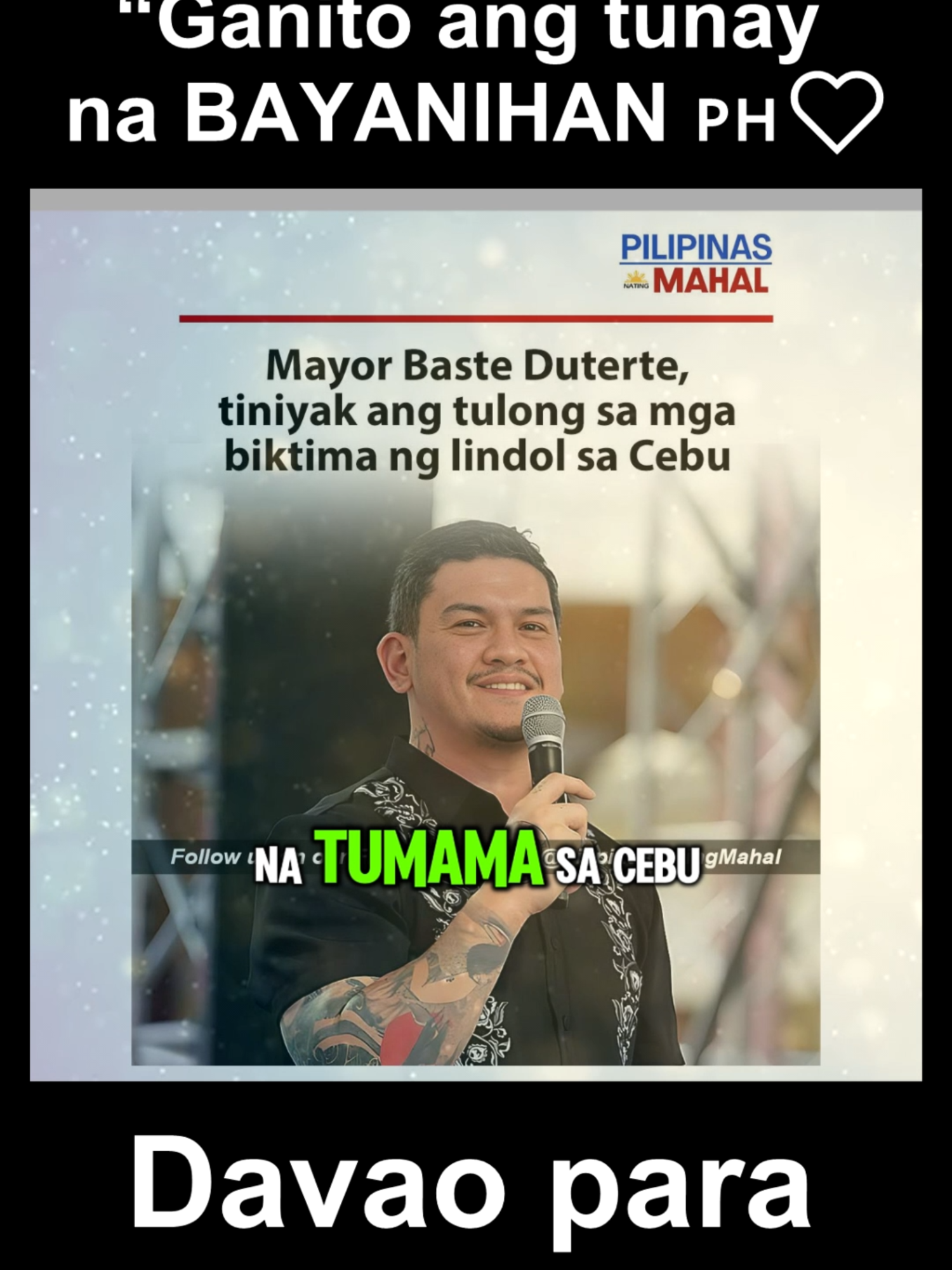 Davao stands with Cebu. The City Government of Davao extends assistance to our fellow Cebuanos affected by the recent earthquake. Upon the instruction of Mayor Sebastian Z. Duterte, 10 trucks carrying 5,000 food packs, essential medicines, and relief supplies, along with 57 personnel, including doctors, psychosocial workers, and members of the 911 Urban Search & Rescue, were dispatched to Cebu.