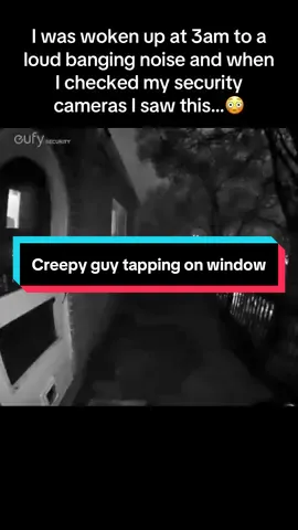 Ermmm…I’m officially creeped out 😬 #eufy #homesecurity #securitycamera #caughtoncam #creepy 