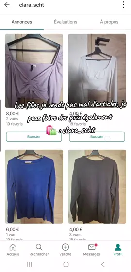 ✨ Je vide mon dressing sur Vinted !  📦 Plein de pièces à petits prix, en très bon état ♻️ 🛍Toutes mes pièces dispo ici : @clara_scht #Vinted #VintedFR #TriVinted #BonPlan #Secondemain 