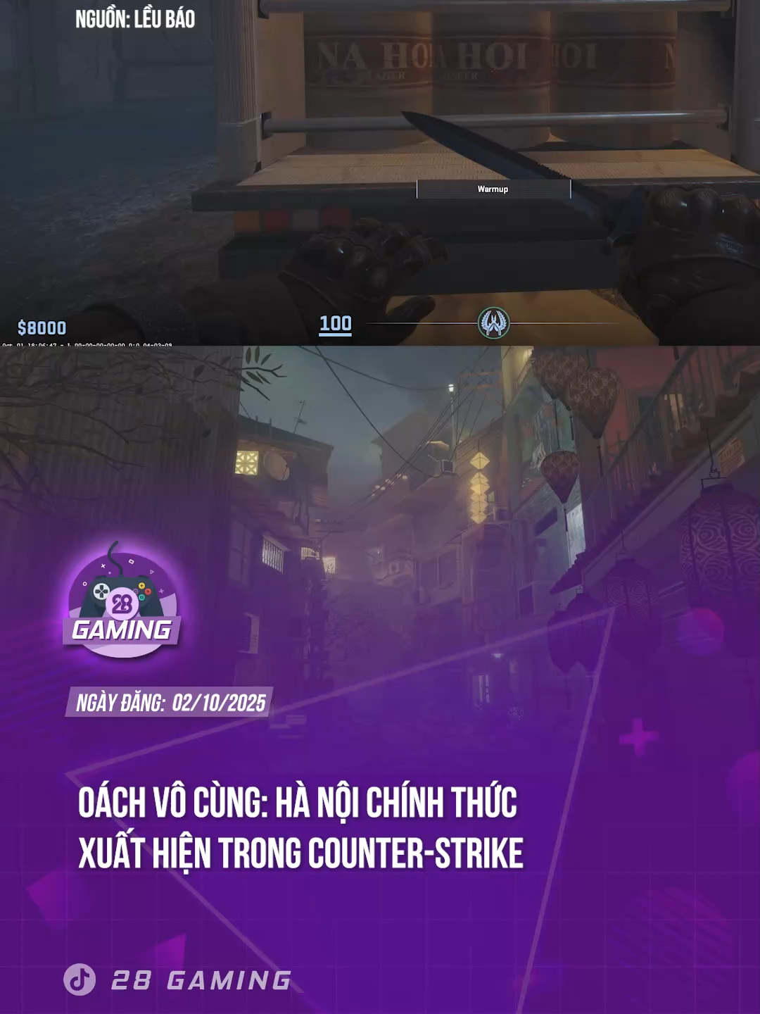 OÁCH VÔ CÙNG LUÔN ANH EM HÀ NỘI ƠI #GamingOnTikTok #2024moments #tiktoknews #theanh28 #gamer #theanh28gaming #cs2