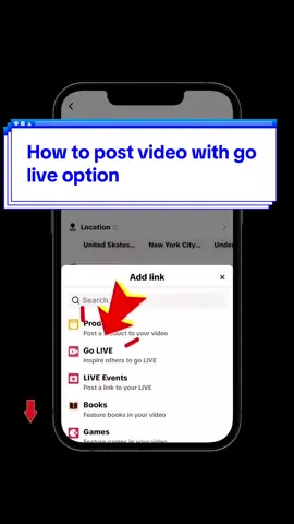 How to post video with go live option #LIVEIncentiveProgram #LIVERecognition #PaidPartnership 