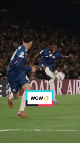 Outside of the boot. 🤩 #CFC #ChelseaFC #UCL #Caicedo 