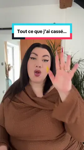 Tout ce que j’ai cassé… 🤭😬 #storytime #biggirlproblems 