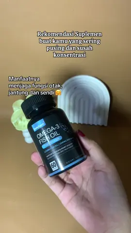 Ini buat remaja remaja jompo, kalian wajib coba sih #suplemen #omega3 #fishoil #minyakikan 
