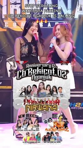 H - Mepet bolo pun siap tampil dereng 😁😍🔥👋 Yok ndang di prepare kan ,,, Tanggal 11 Oktober Wayahe goyang gayeng bareng OM NIRWANA COMEBACK 😍😍👋👋 #fyp #cbindonesia #cbbekicotnganjuk #cbnganjuk #infoacaratouring 