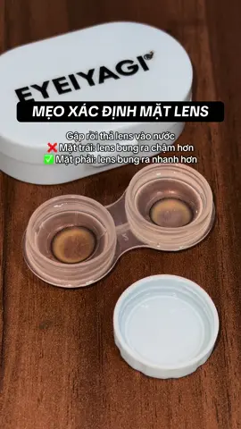 Mẹo xác định mặt lens đơn giản💗💗 #eyesiyagi #kinhaptronghanquoc #fyp 