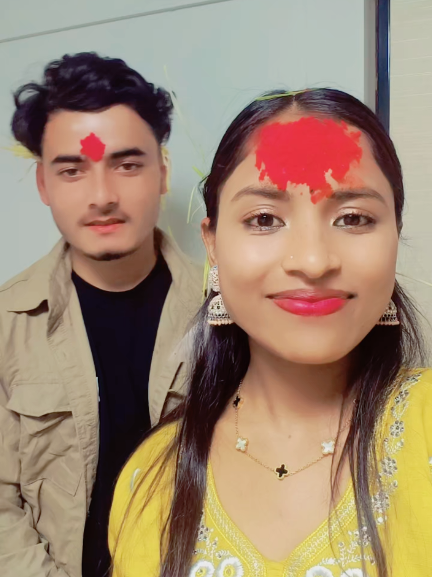 अर्काको देशमा आएर पनि यति माया गर्ने भाई पाएको छु त्यसैमा खुशी लाग्छ 😊Didi_Vai💗#Happy_Dashain🎉#Abroad_Life🇯🇵  @Mr.khatri💥 