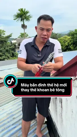 Máy bắn đinh hạt nổ thế hệ mới #maybandinhhatno #maybandinh 