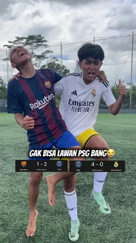 Barca dan madrid gak bisa menang lawan psg🤣 #realmadrid #barcelona 