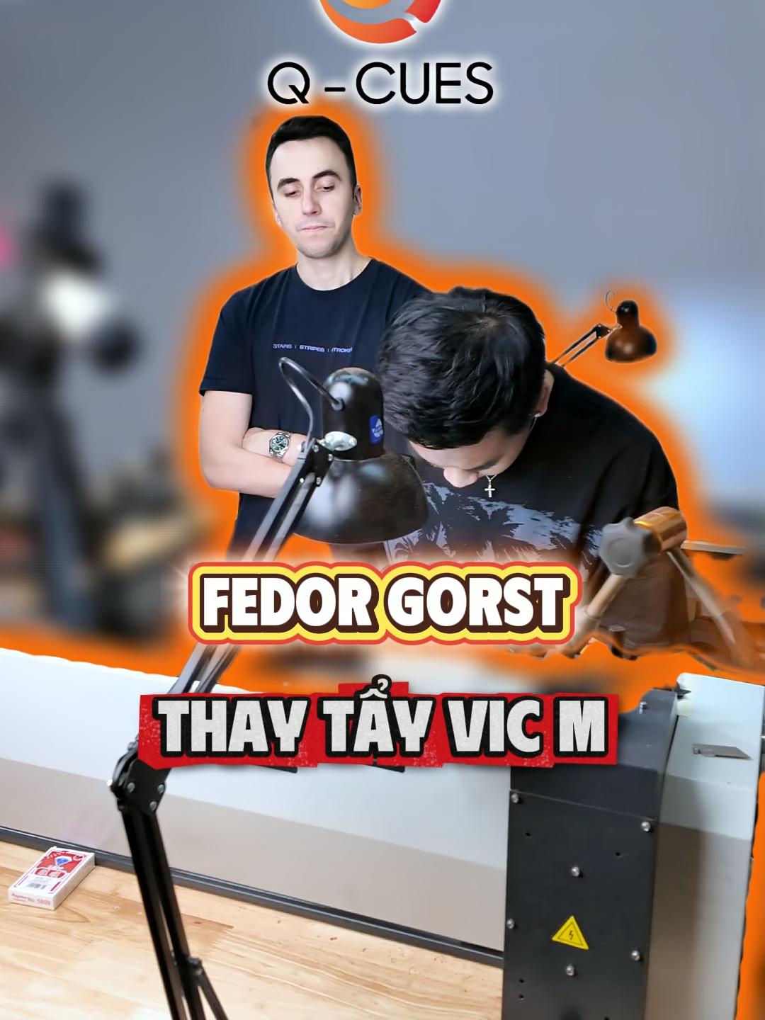 Fedor Gorst tiếp tục tin tưởng QCues #qcues #suachuabida #boxbilliards #fedorgorst