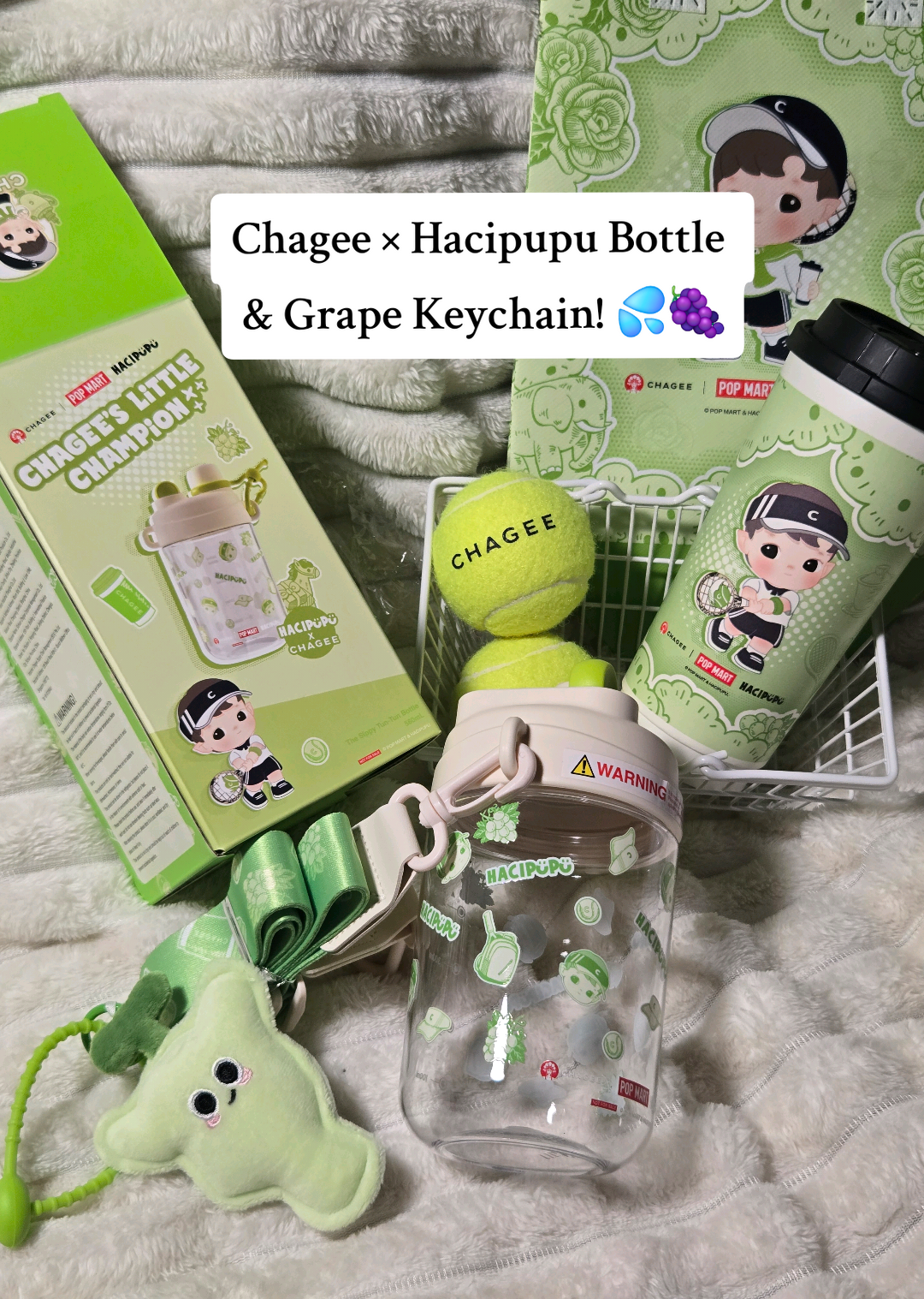 Yay! Really adorable Hacipupu Water Bottle:)) i really like it! ✨️💕 @chagee.sg @popmartsg  #hacipupu #chagee #chageesg #popmartglobal #popmart 