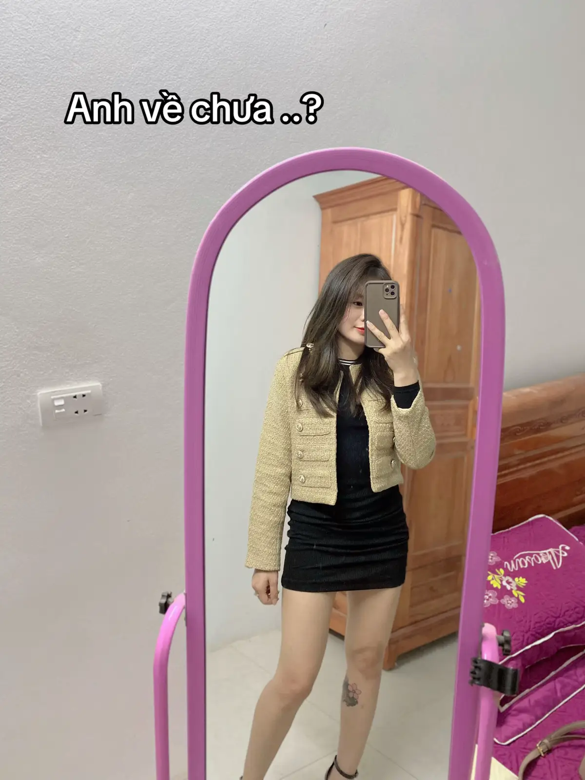 -Anh về chưa ..?