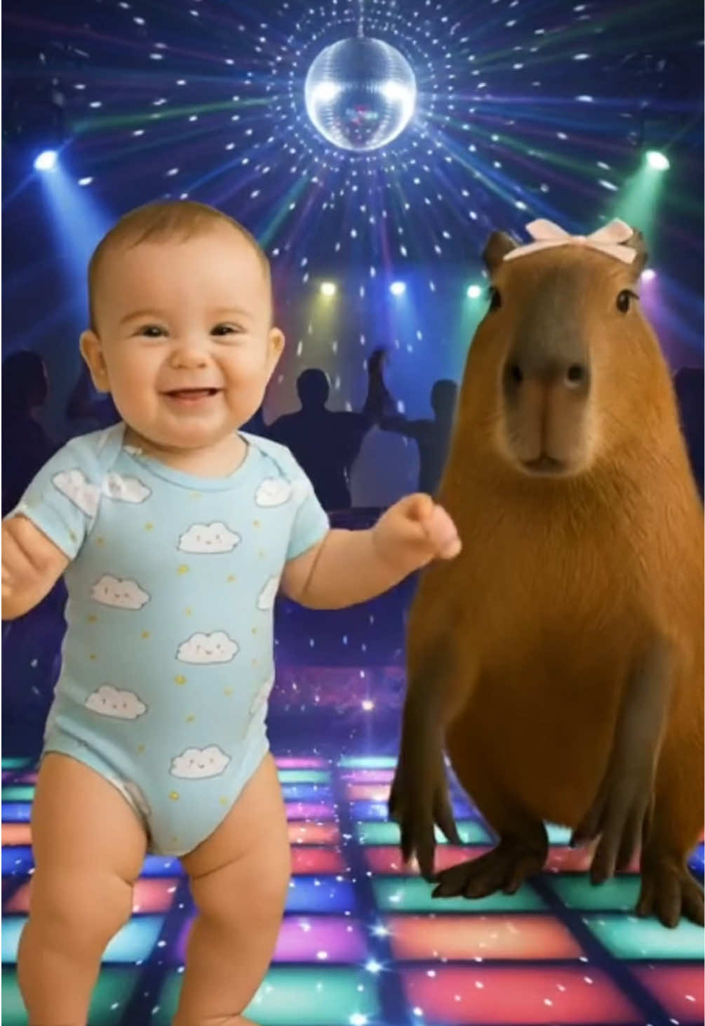 #bebesito #capibara #bebebailando #funnyvideo #videosdivertidos