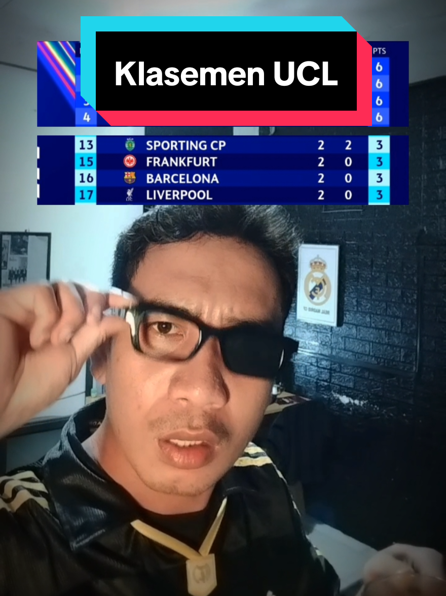 Klasemen UCL #realmadrid #fcbarcelona #championsleague 