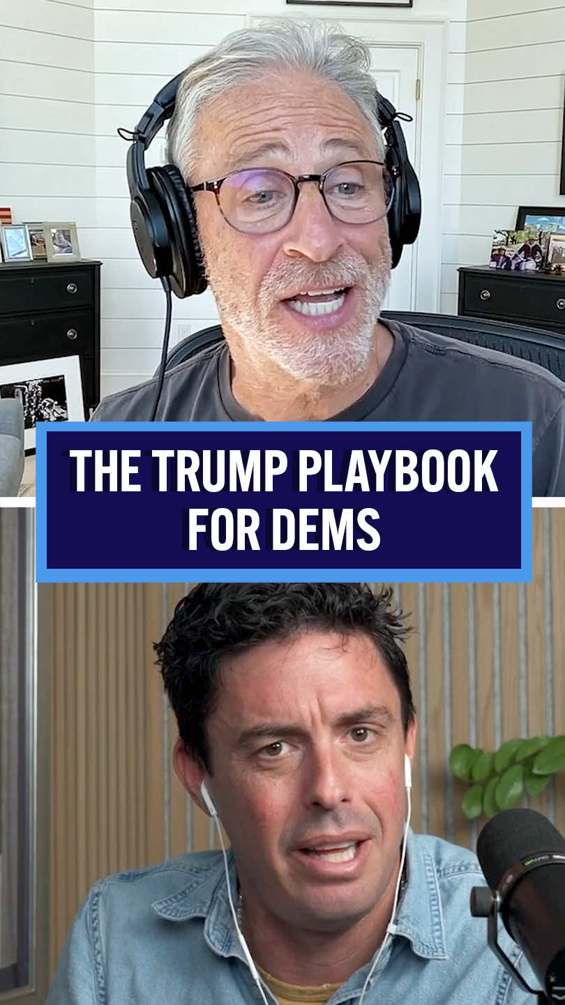 Jon is joined by David Faris and Tim Miller to discuss how the Democrats might use the Republican playbook to pushback. New episode out now! #TheWeeklyShow #JonStewart #Politics