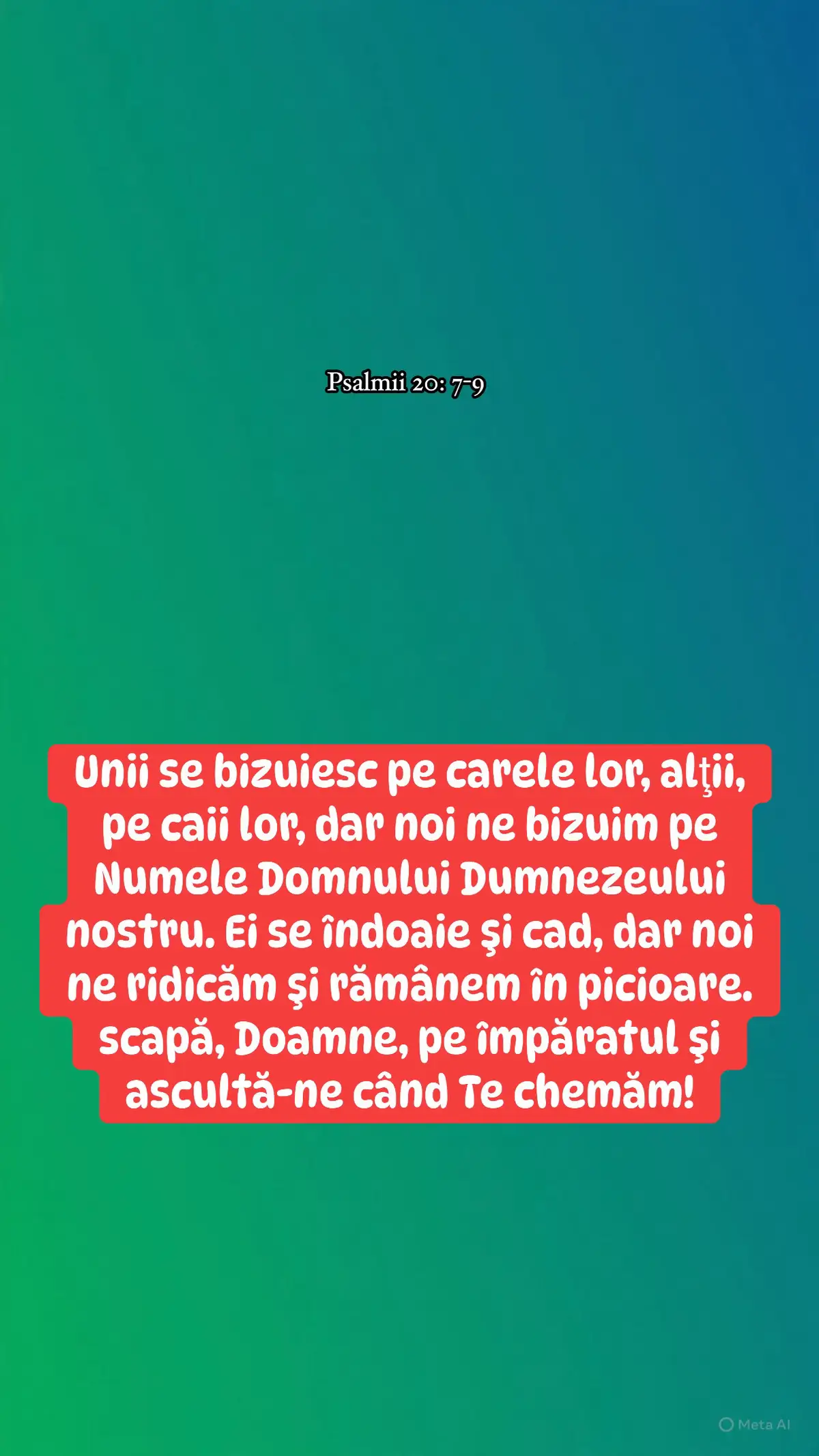 Nu știu dacă știați, dar de la această frază ,,Scapă, Doamne, pe împăratul!”, Marea Britanie și-a compus imnul național — GOD SAVE THE KING — ,,Dumnezeu să ne păzească regele!”  Se cântă aproape peste tot și la orice manifestație.  Astăzi nu mai e valabil, dar Anglia a parcurs un drum lung până la declin și dezastru. Știți de ce? Pentru că credința lor în Dumnezeu reprezenta prima linie a apărării lor. Astăzi credința lor în Dumnezeu nu mai reprezintă prima linie a apărării.