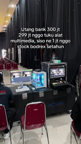 Seng penting yakinn 😄😄 #vendor #multimedia #multicam #livestreaming #aeromediaproduction 