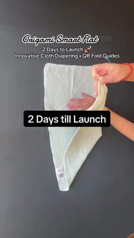The Origami Smart Flat™ is changing cloth diapering—QR code tutorials, step-by-step folds, and endless ways to fit your baby. Launching Oct 4 at 10 AM EST. Don’t miss it! #OrigamiSmartFlat #ClothDiapering #InnovativeParenting #EcoMom #GoodVillageMoms