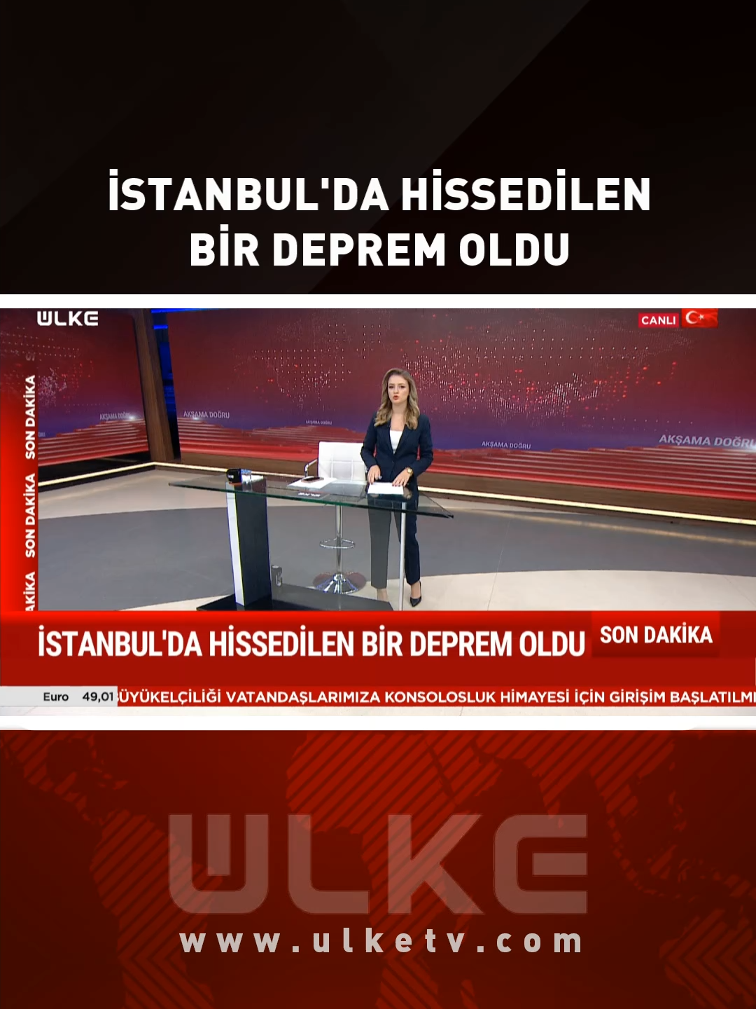 İstanbul'da Hissedilen Bir Deprem Oldu #shorts