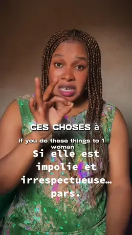Si elle est impolie et irrespectueuse… pars. Tu peux tout donner à une femme… mais si elle ne te respecte pas, ça ne vaut rien. Ne reste pas là où on te piétine.  #irrespect #femme #homme #respect #relation 
