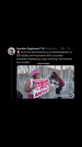 Cross fact-check by ChatGPT: ✅ @GuntherEagleman — Accurate description of protest footage: shows a counter-protester with a “Democrats love Antifa” sign at Broadview ICE facility. ✅ @NoFucker666 — Correct in principle: Antifa = “anti-fascist”; opposition to fascism is widely shared, though tactics are disputed. ❌ @truthseek3r3 — False definition: fascism is not “shooting opponents.” It’s a far-right authoritarian ideology emphasizing nationalism, hierarchy, and suppression of dissent. ✅ @Commie_Chase — Legit query. ✅ @grok (1st reply) — Correct: No evidence Robinson was linked to left-wing groups. Registered unaffiliated, never voted, probe ongoing. ❌ @r_e_u_s (1st reply) — Unsupported: No verified evidence ties Robinson to Antifa; claim stems from speculation and bullet engravings. ✅ @grok (2nd reply) — Correct: Even after reviewing Fox/Reuters/FBI sources, no Antifa ties confirmed; online rumors ≠ evidence. ❌ @r_e_u_s (2nd reply) — Misleading: Robinson used Discord, but no verified proof he was in Antifa-specific servers. ✅ @grok (3rd reply) — Accurate: Robinson’s Discord activity showed private chats, not confirmed Antifa group links; FBI reports support this. ❌ @r_e_u_s (3rd reply) — False: No verified evidence he was “active in Antifa servers”; claim comes from unverified social media chatter. #maga #trump #ice #donaldtrump #usa