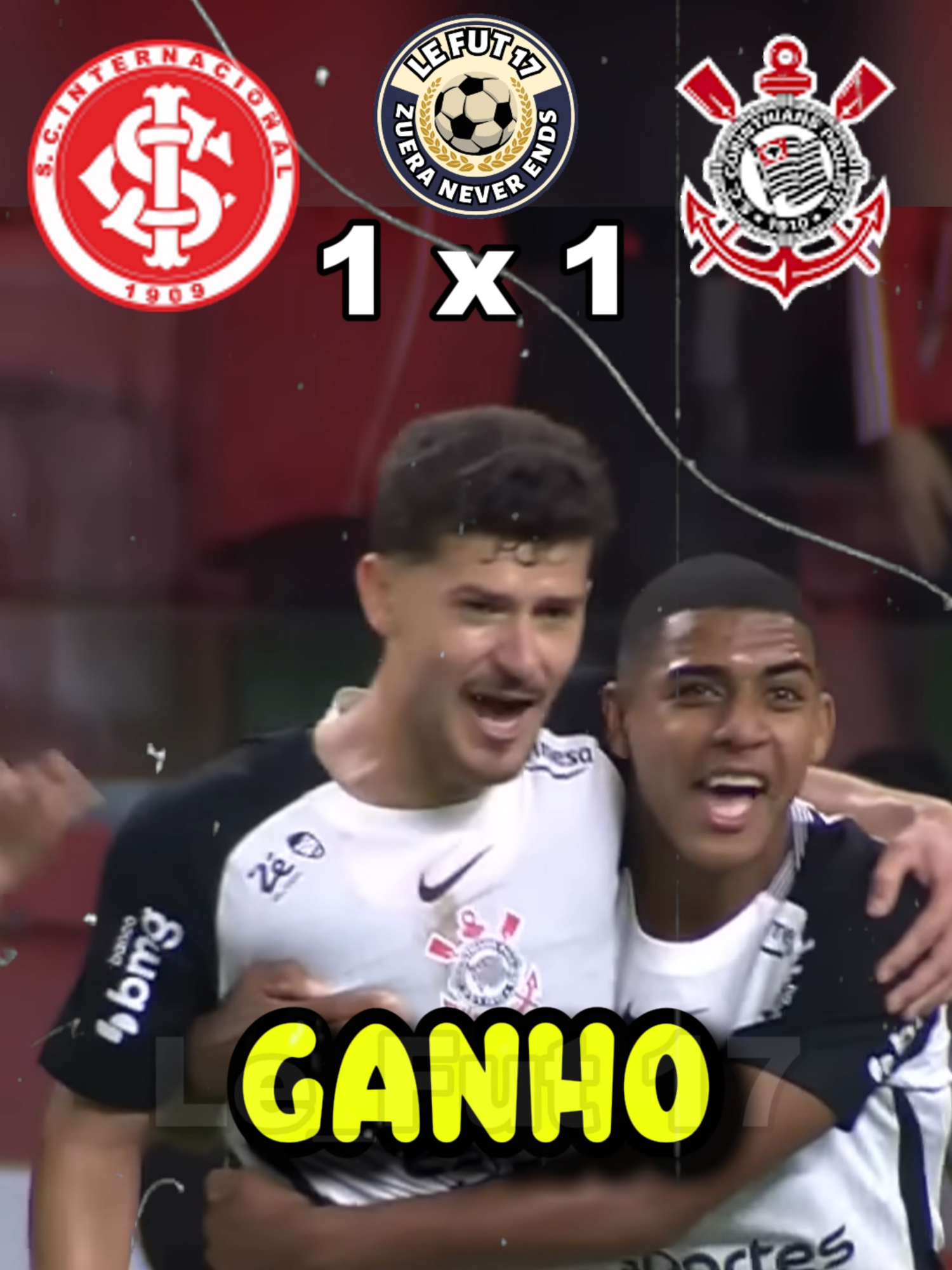 internacional x corinthians #futebol #internacional #brasileirao #corinthians #timao #gavioesdafiel #bandodeloucos #engracado #edit #smzinho