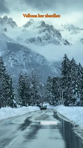 📹 November 2022 #valbona #snow #albania #fyp 