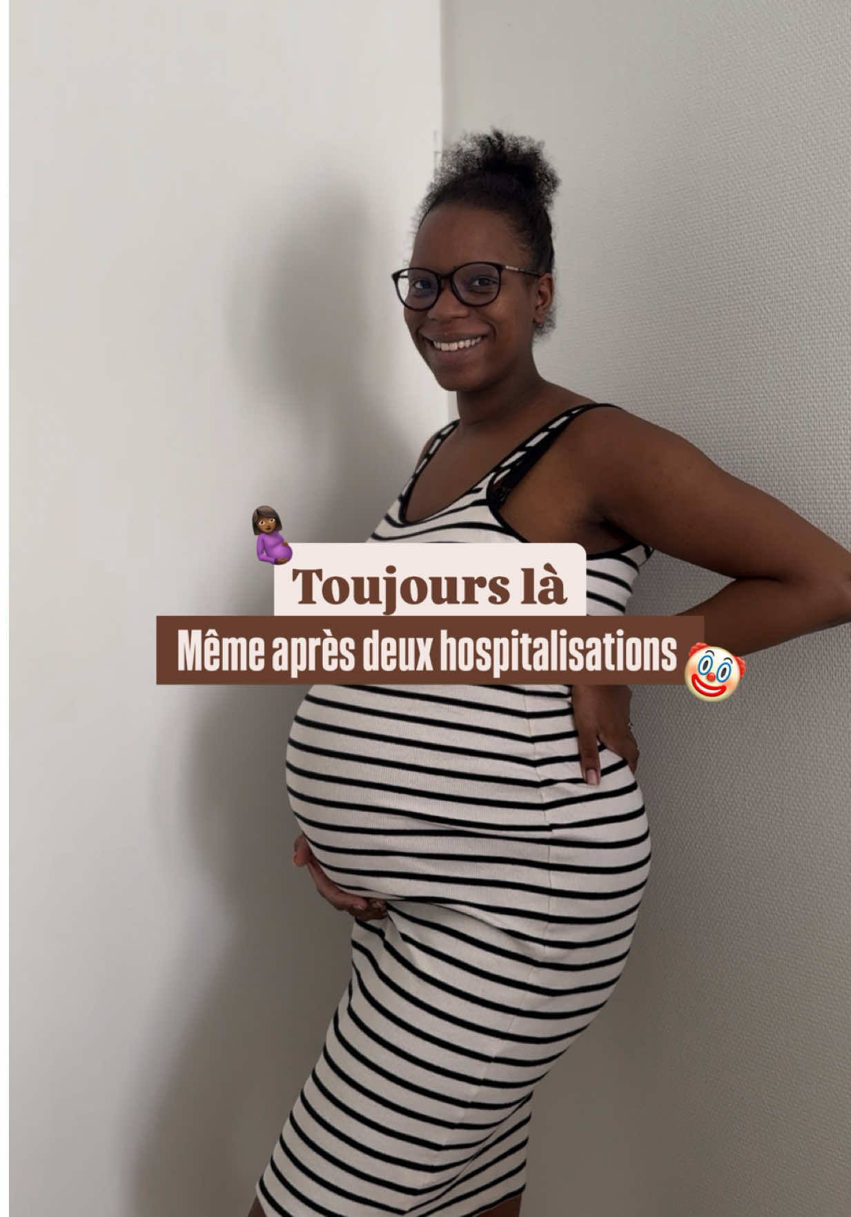 J’aurai jamais parié arriver à ce stade de ma grossesse 😅🤰🏾 #humour #9moisdegrossesse #accouchement #futuremaman #jeunemaman 