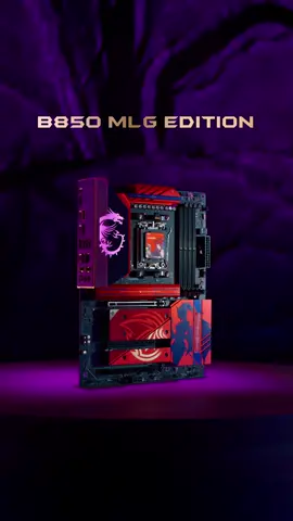 The B850 MLG EDITION motherboard carries 𝓛𝓸𝓸𝓷𝓰: 𝓝𝓲𝓪’s silhouette and signature red, a mark of her passion and curiosity. With the dragon princess leading the way, victory is always within your grasp. Light up the comments with🔥, if you’re ready to follow her lead! Learn more: https://msi.gm/MB_MLG [link in bio] #MLG #Motherboard #GamingPC @amdgaming
