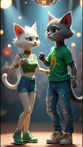 #❤️❤️❤️ #lovekitty #goodnight #DancingCats #kizomba 