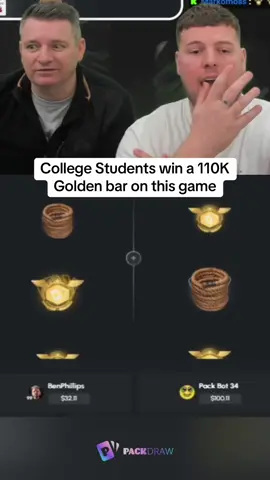 College Students win a 110K Golden bar on this game #kickstreaming 