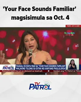 'Your Face Sounds Familiar' magsisimula sa Oct. 4. #tvpatrol #abscbnnews #news #newsph
