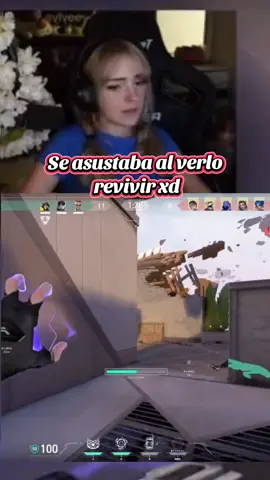 Sylvee jugando Valorant, hoy ganaron los ciegos xd #sylvee #Valorant #kickclips  #conterstine #vickypalami 