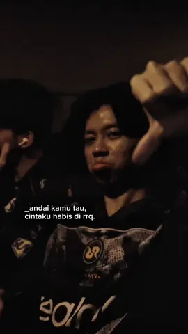 sabar ya, akan ada waktunya dan tetaplah setia pada #teamrrq #rrqhoshi #beranda #vivarrq #mplindonesia 
