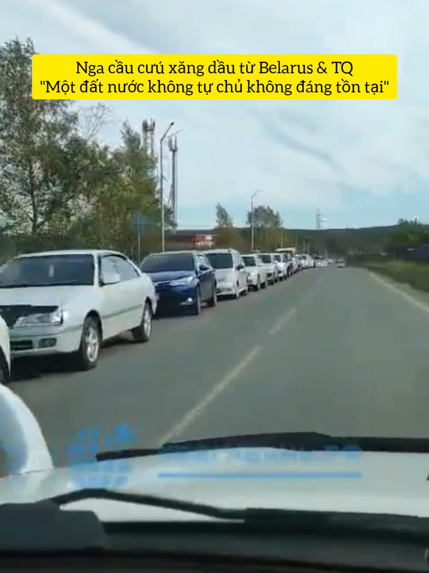 #Nga đang cầu cứu xăng dầu của ngoại bang là Belarus, Trung Quốc, một đất nc ko tự chủ ko đáng tồn tại, #ngaukraine #ukraine 