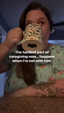 The caregiving doesn’t stop when the visit ends. #dementia #longtermcare #caregiver 