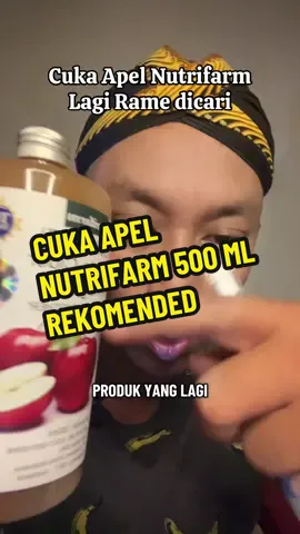 Cuka Apel Nutrifarm 500 ml tanpa pengawet,tanpa bahan kimia dan tanpa pewarna #cukaapel #cukaapelwithmother #cukaapelnutrifarm #cukaapelmurah 
