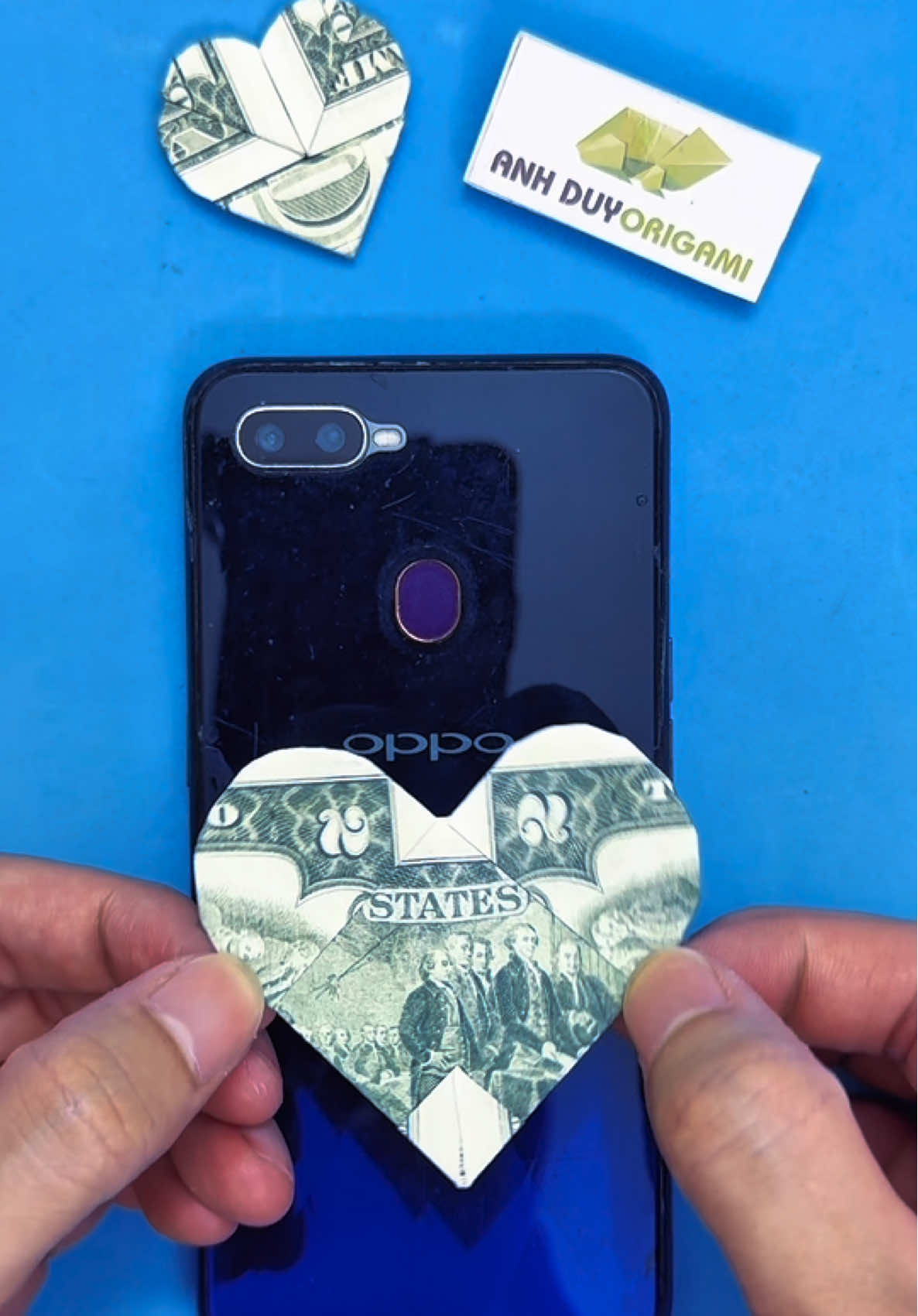 Origami easy heart #anhduyorigami #moneyorigami #easyorigami #trending2025 #origami 