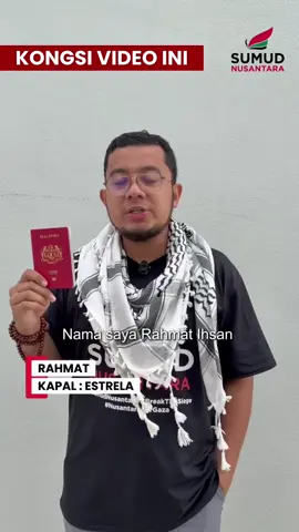 🚨SOS MESEJ DELEGASI KAPAL ESTRELLA Y MANUEL🚨 Sebarkan video ini seluasnya! Kerana jika kalian menonton video ini, bermakna 4 delegasi Malaysia di Estrella Y Manuel iaitu : ﻿﻿﻿1. Rahmat Ikhsan 2.Mohd Asmawi 3.Norazman Ishak 4.Norhelmi Ab Ghani sudah ditahan secara tidak sah oleh rejim Israel di perairan antarabangsa. حسبنا الله ونعم الوكيل  No More Silence. No More Siege. #NusantaraForGaza #BreakTheSiege #SumudNusantara