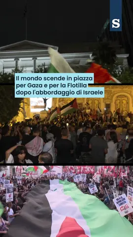 Dalla Malesia alla Grecia, tutto il mondo è sceso in piazza per Gaza e per sostenere la Flotilla dopo l'abbordaggio da parte della Marina israeliana. #gaza #flotilla #globalsumudflotilla