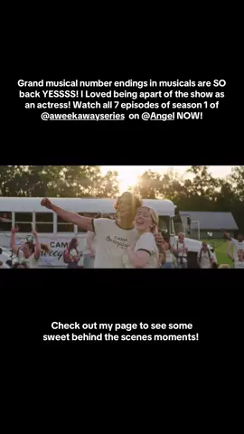 GO WATCH @aweekawayseries on @Angel More posts coming about my experience on this amazing show with the sweetest most talent people! Check out my all previous post about, i can't stop talking about it! #aweekaway #aweekawayseries #musical #angel #tvshow 