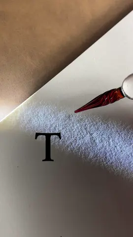 How to sign the letter T?