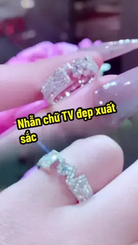Nhẫn chữ đính xoàn thiên nhiên đẹp xuất sắc #trungdiamond #thanhtrungdiamond #thanhtrunglongngoc #nhanchu #nhẫnchữ 