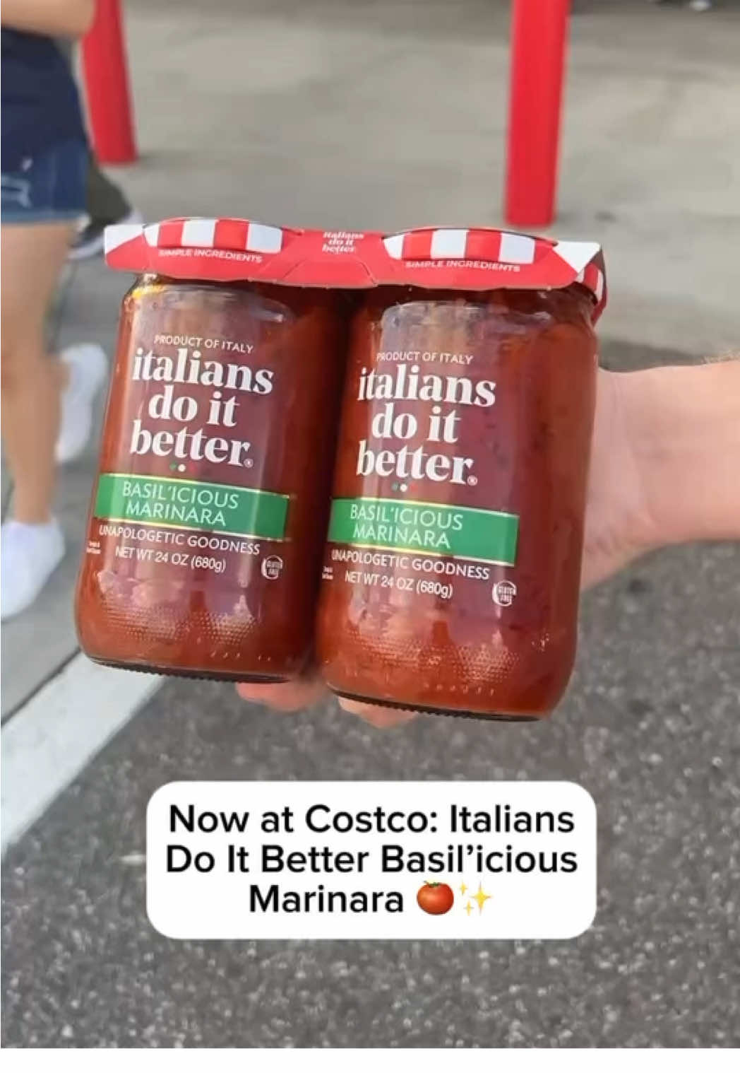 🍝 @Costco Wholesale cart just got Basil’licious 🛒🔥 This marinara? Italian. No sugar. Full flavor. 🇮🇹🍅 Find it now in Costco Southeast locations! @italiansdoit.better  #IDIBatCostco #CostcoMustHave #ItaliansDoItBetter #CostcoHaul