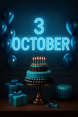 happy birthday 🎂 3 October с днём рождения 🎉