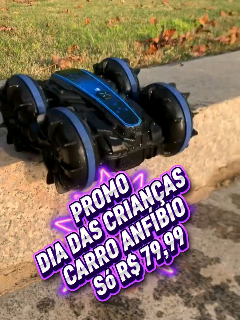 Carro de controle remoto anfibio, é Diversão verta no Dia das Crianças! Esse carrinho incrível anda na água, terra, lama e grama, faz giros radicais de 360° e vem com luzes que deixam a brincadeira ainda mais emocionante. Resistente, à prova d’água e com bateria recarregável, é o brinquedo que vai surpreender sem gastar muito.#brinquedo #presente #diadascrianças #carrodecontrolremoto #fyu 