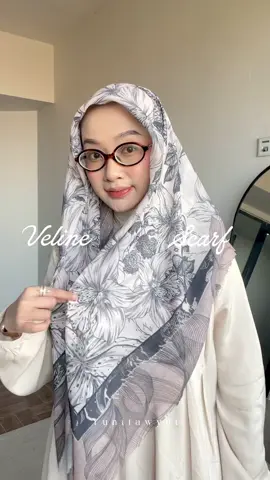 Motif paling favorite di Klamby series 💗 #scarfmotif #klambyscarves #wearingklamby 
