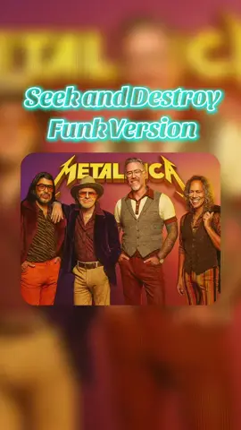 Seek and Destroy Metallica Funk Version - Made with AI #aimusic #ai #funk #metallica #seekanddestroy 